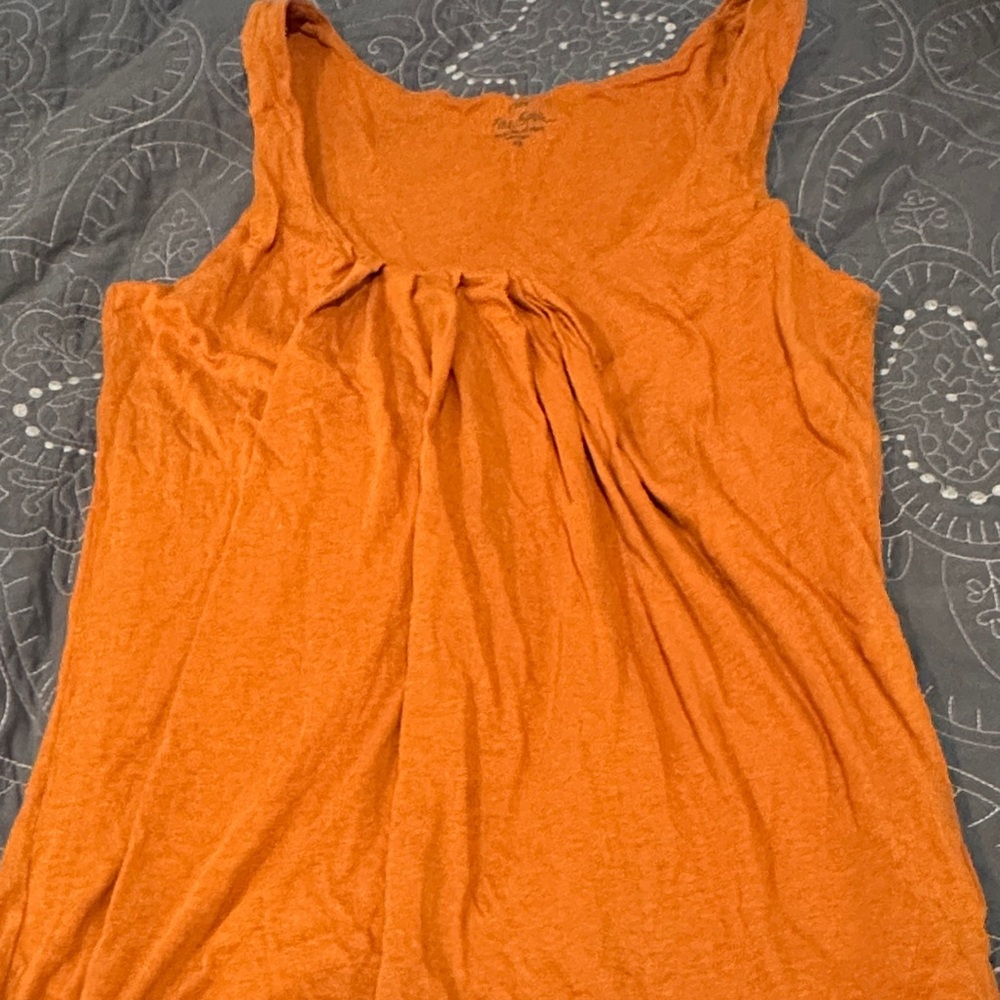 Orange j crew Sleeveless Top
